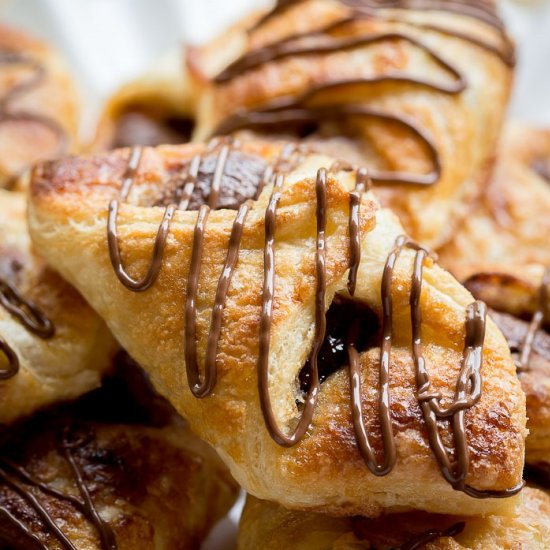 Nutella Puff Pastry Danish