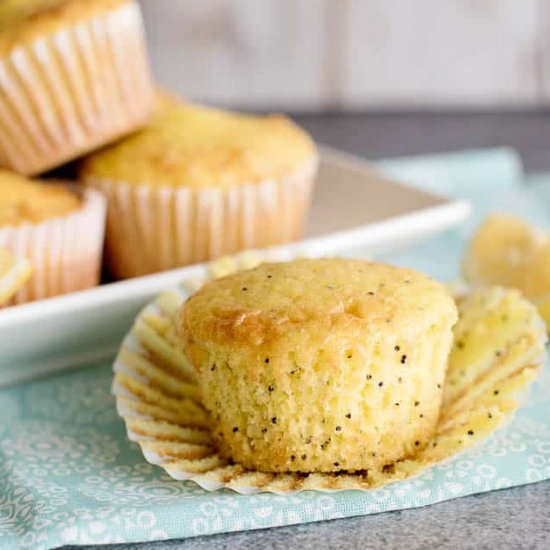 Lemon Muffins with Poppy Seeds