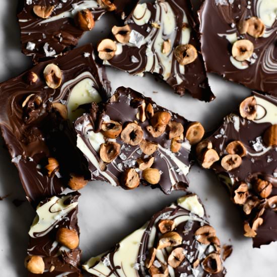 Nutella chocolate bark