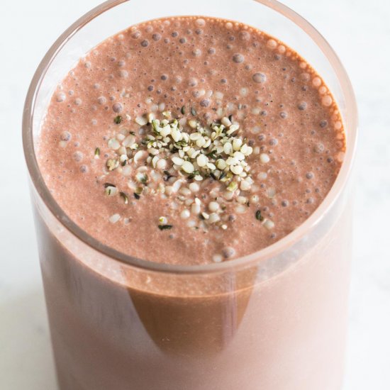 Chocolate PB Banana Smoothie