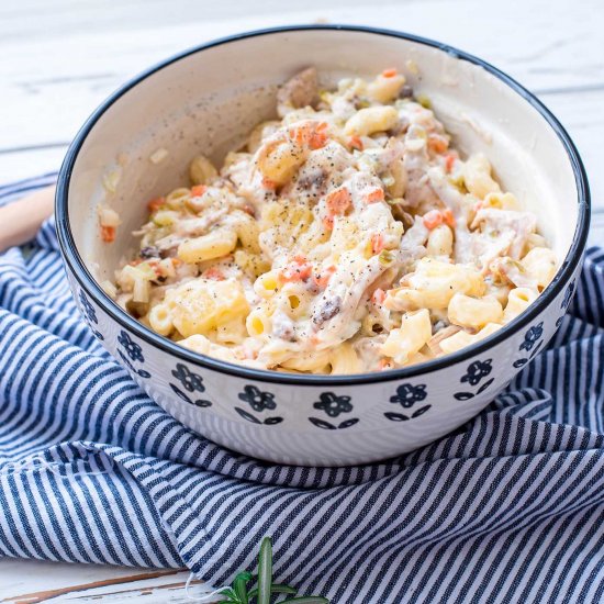 Filipino Chicken Macaroni Salad