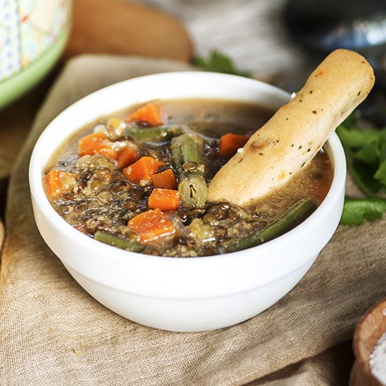 Creamy Coconut Curry Lentil Soup