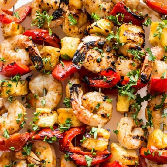 Pineapple Shrimp Skewers