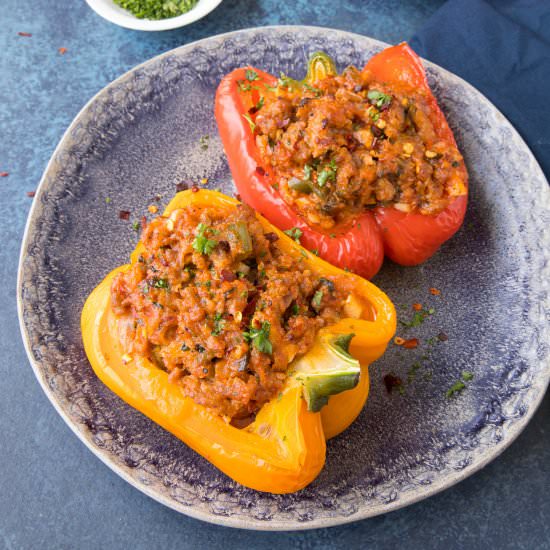 Easy Italian Sausage Stuffed Pepper