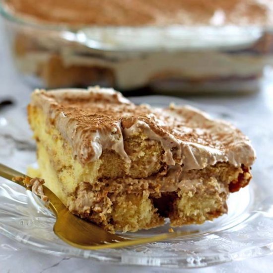 Boozy Pound Cake Tiramisu