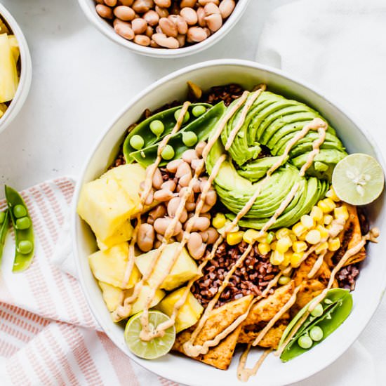 Chipotle Ranch Pineapple Rice Bowls