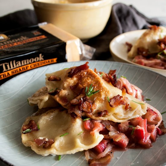 Cheddar & Sauerkraut Pierogies