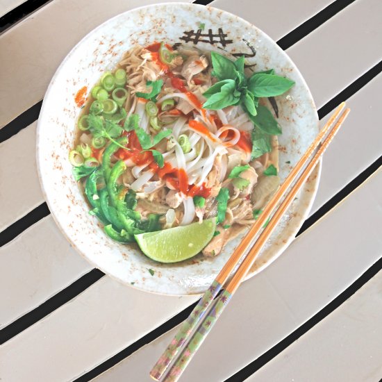 Slow-Cooker Rotisserie Chicken Pho