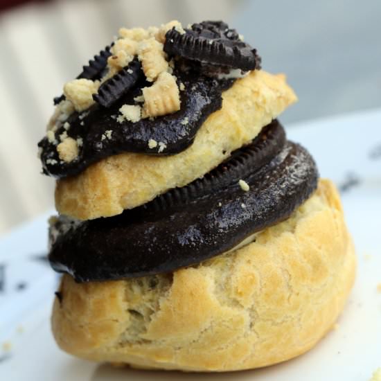 Oreo Nutella Cream Puffs