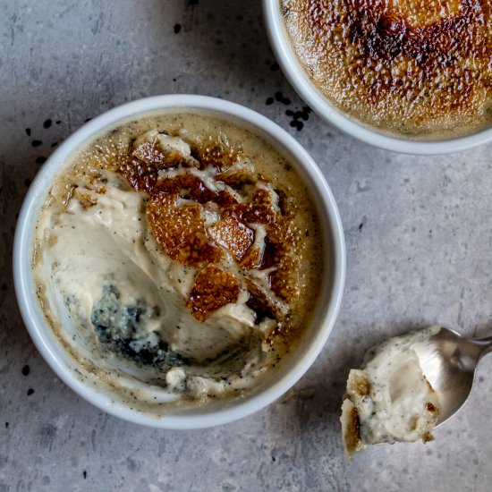 Black Sesame Matcha Creme Brulee