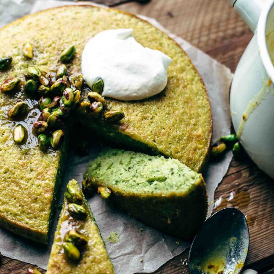 PISTACHIO CAKE From Scratch