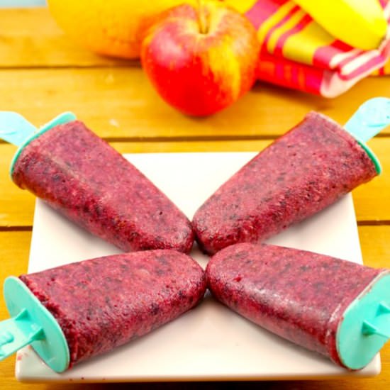 Sugar-free Pure Fruit Popsicles