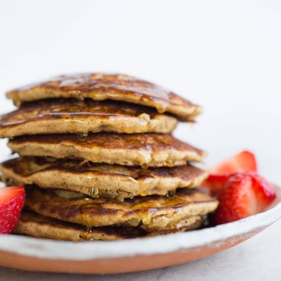 Gluten-Free Vegan Oat Flour Pancake