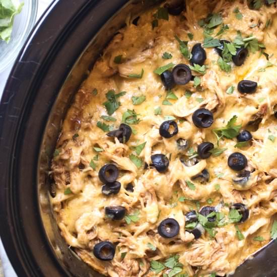 Crock Pot Chicken Enchilada