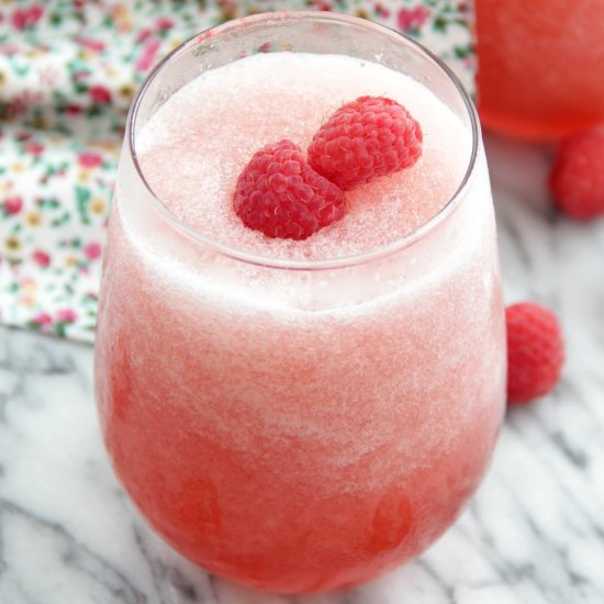 Raspberry Peach Frosé