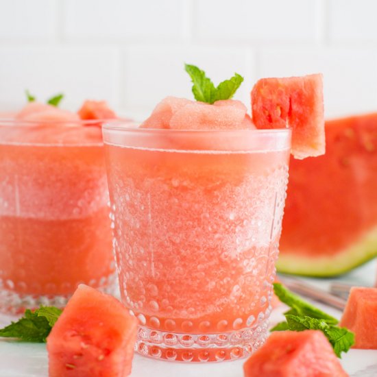 Watermelon White Wine Slushie