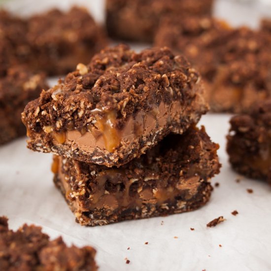 Caramel Chocolate Carmelita Bars