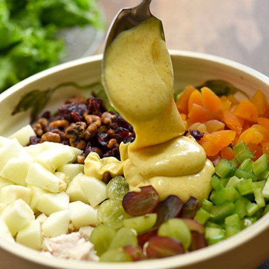 Curry Chicken and Grape Salad