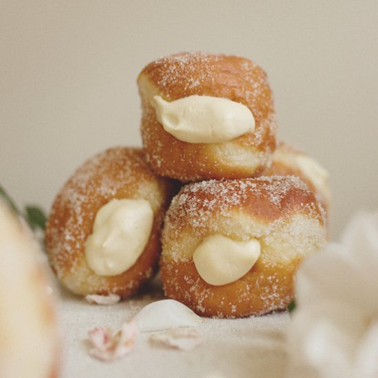 Sugared Brioche Doughnuts