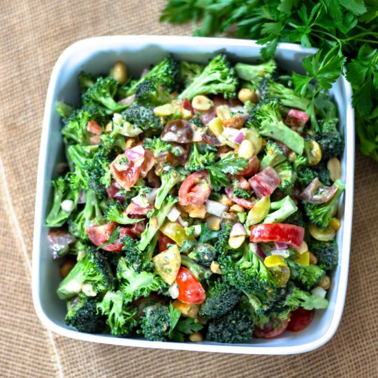 Raw Broccoli Salad