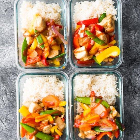 Honey Sriracha Chicken Stir Fry