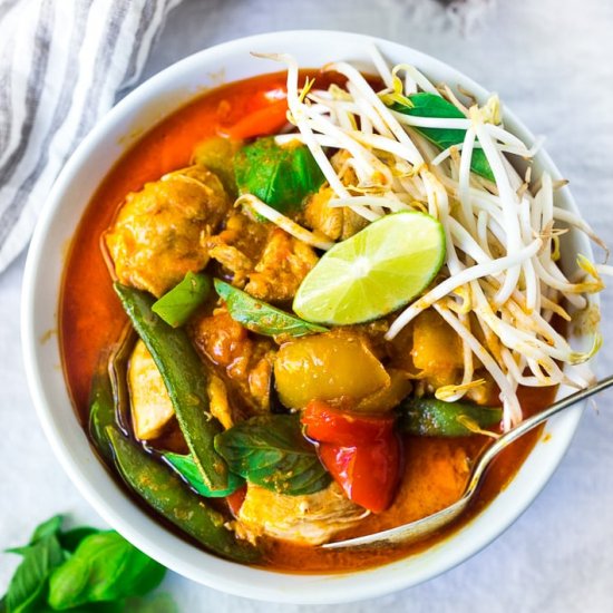 instant pot thai curry chicken