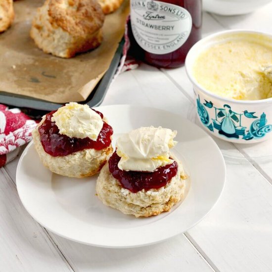 Scones with Jam and Clotted Cream