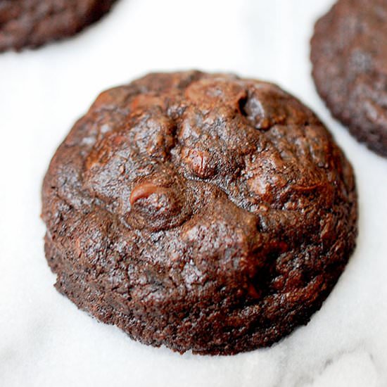 One bowl fudge brownie cookies