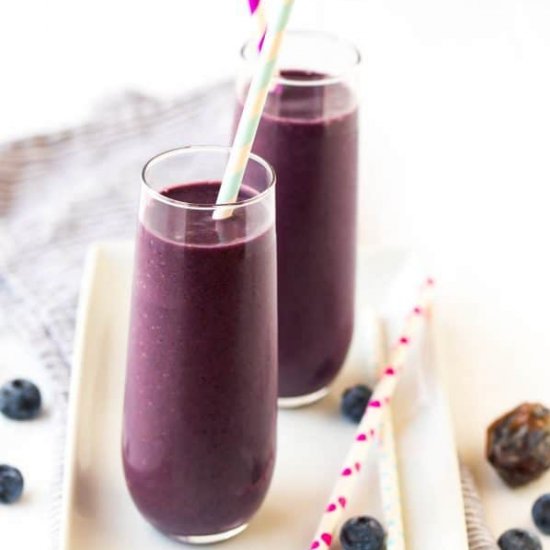 Blueberry Date Shake