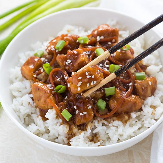 instant pot mongolian chicken