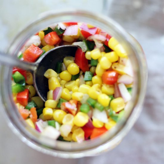 Sweet Hot Jalapeno Corn Relish