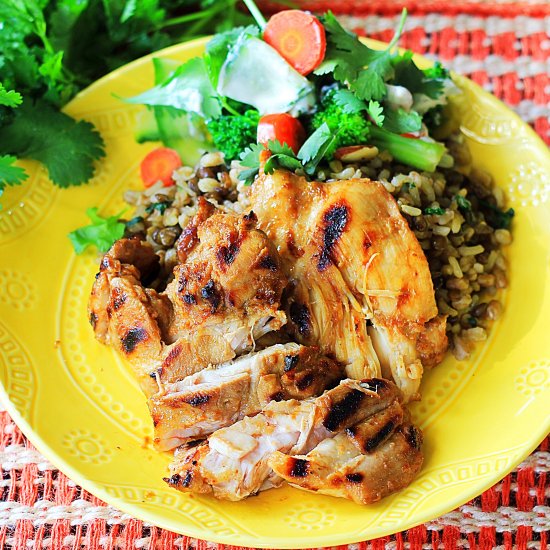 asian marinated grilled chicken