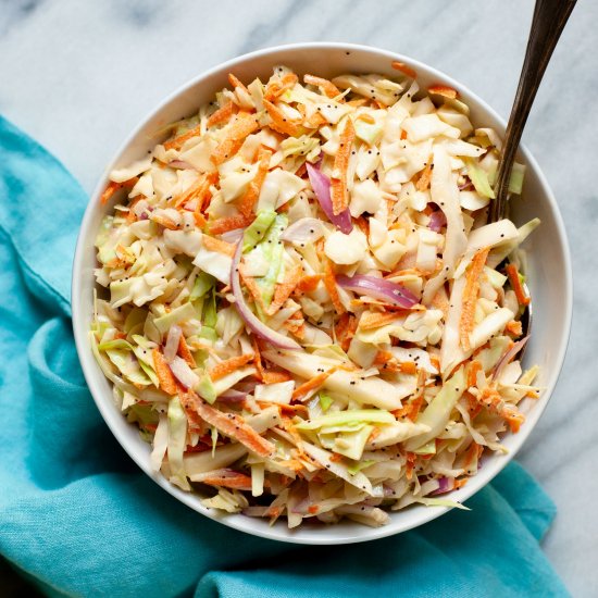 Sweat and Creamy Coleslaw