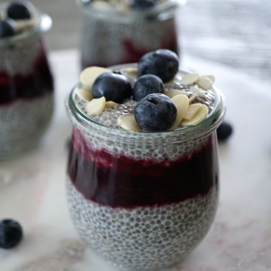 Blueberry Chia Seed Pudding