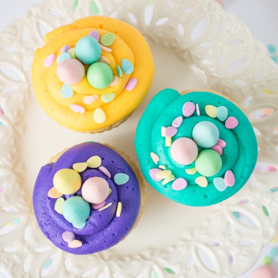 Easter Egg Cupcakes