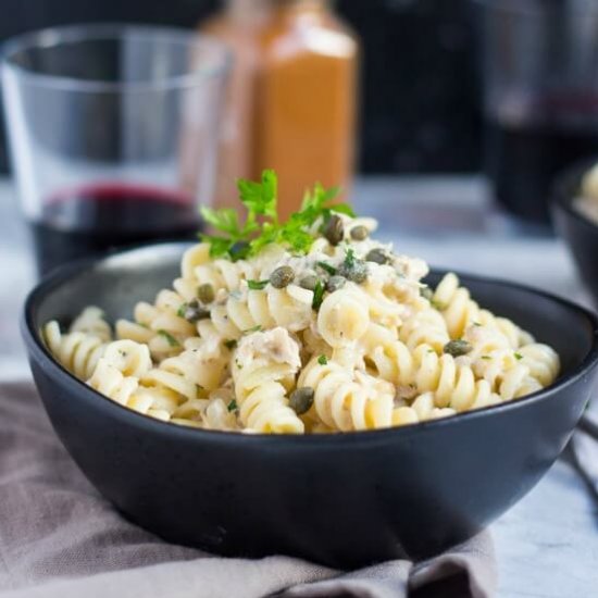 Easy 30 Minute Lemon Tuna Pasta