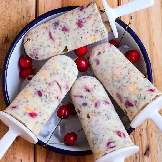 Fruity Chia Seed Popsicles