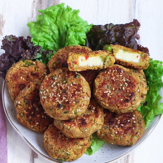 Vegetable Cheese Falafels