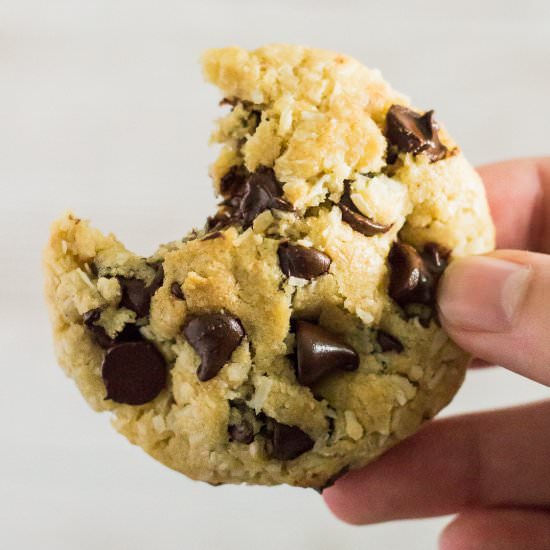 Coconut Chocolate Chip Cookies