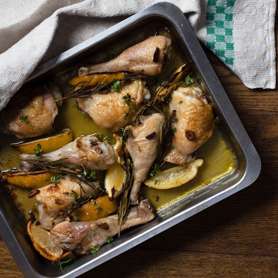 lemon and herb baked chicken