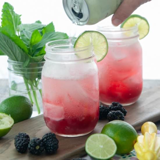 Blackberry Mint Mocktail