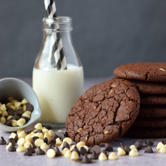 Easy Double Chocolate Cookies