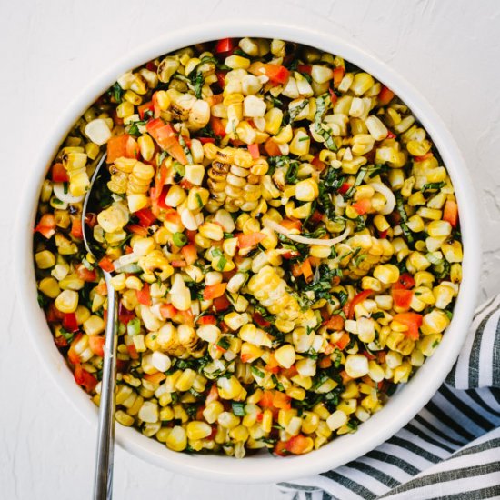 Grilled Corn Salad