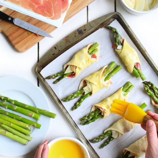 Parmesan, Proscuitto and Asparagus