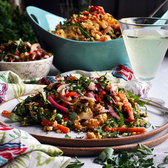 Couscous Salad with Spring Veggies