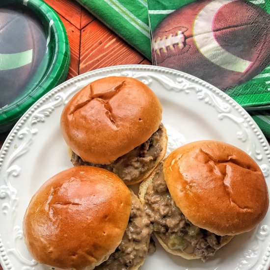 Philly Cheesesteak Sloppy Joes