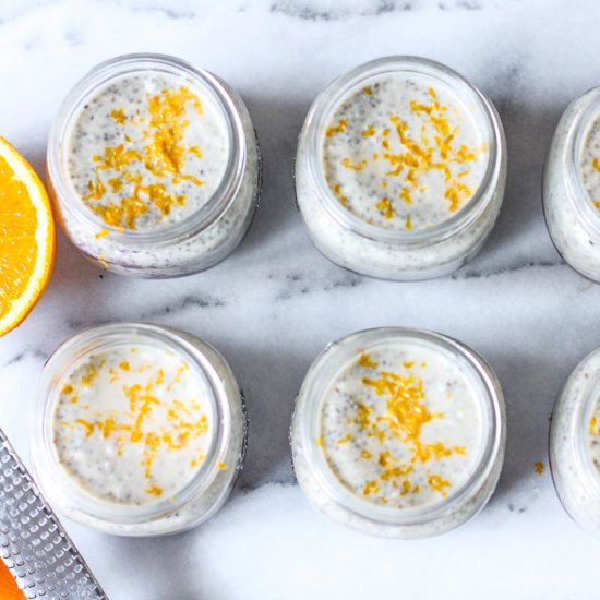 Blueberry Orange Chia Pudding