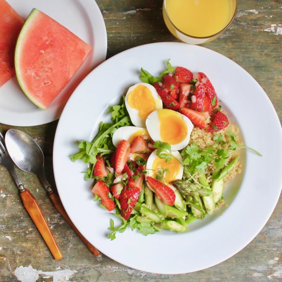 Spring Quinoa Breakfast Bowl