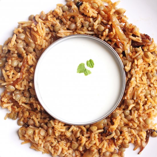 Green Lentil Rice-Yogurt Dressing