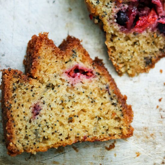 Summer Fruit Lemon Poppy Seed Bundt